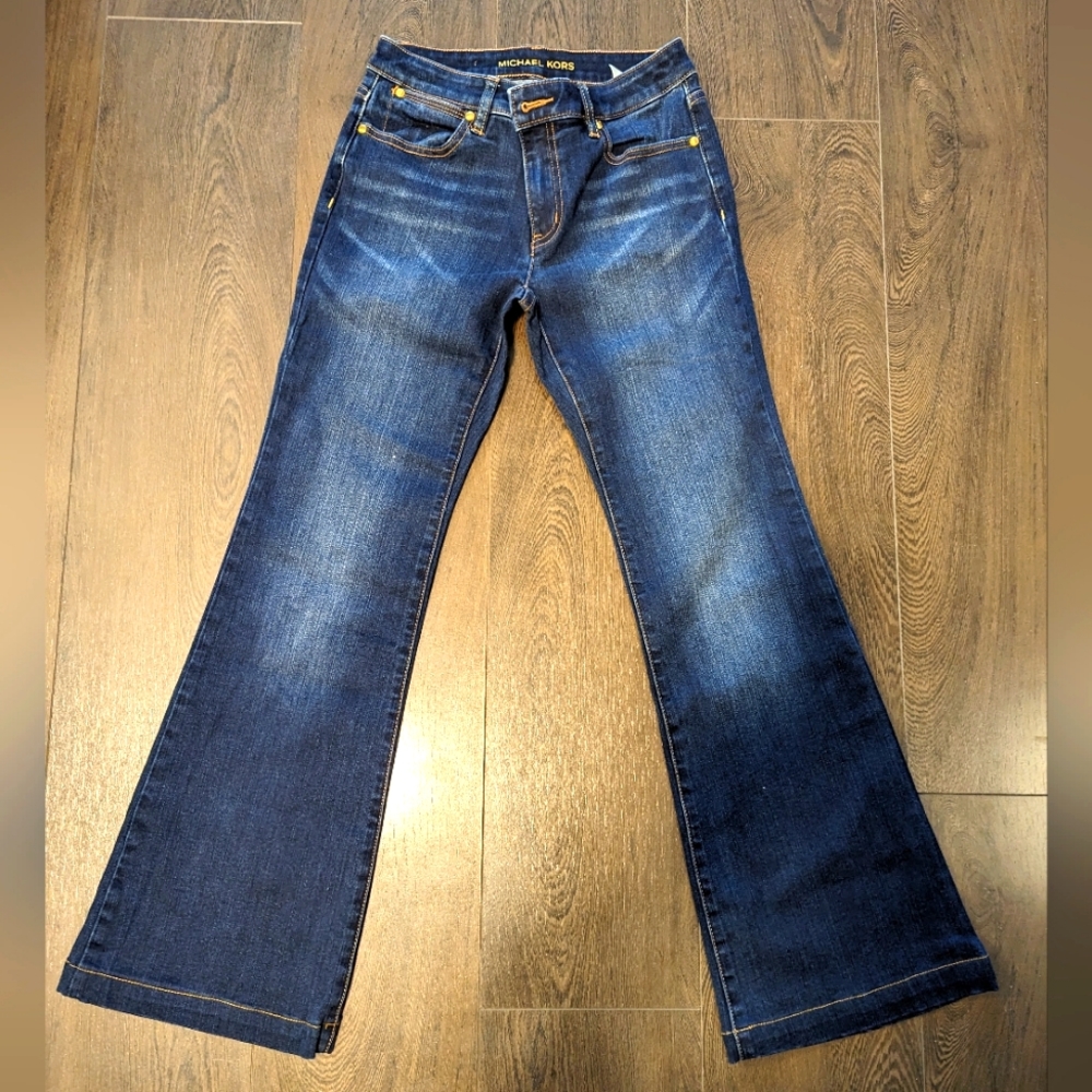 EUC Michael Kors Selma flare jeans